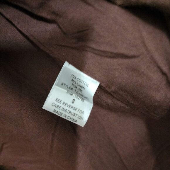 JLUXLABEL 'Parker' Oversize Cotton & Linen Blazer - Picture 14 of 16